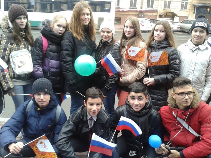 Встреча олимпийского огня 2013